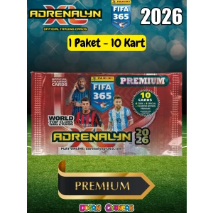 Panini FIFA 365 Adrenalyn XL 2026 Premium Kart (1 Paket) - Futbolcu Kartları - Trading Oyuncu Kartı - Fifa Oyuncu Kartı