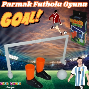 Parmak Futbolu - Futbol Maçı Oyuncak - Futbol Oyuncakları - Parmak Futbol Oyunu - Langırt Oyuncakları - Parmak Maçı