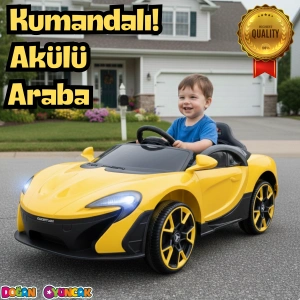 Quantum GT Sarı Uzaktan Kumandalı 4X2 12 Volt Akülü Araba - RC McLaren Akülü Araba