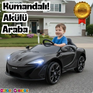 Quantum GT Siyah Uzaktan Kumandalı 4X2 12 Volt Akülü Araba - RC McLaren Akülü Araba