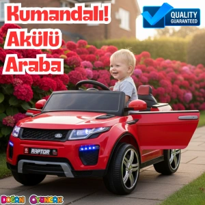 Raptor GT Kırmızı Uzaktan Kumandalı 4X2 12 Volt Akülü Araba - RC Land Rover Akülü Araba Range Rover