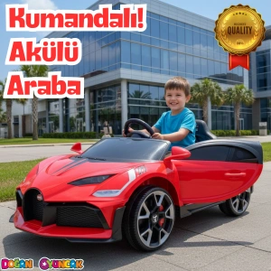 Style GT Kırmızı Uzaktan Kumandalı 4X2 12 Volt Akülü Araba - RC Bugatti Divo Akülü Araba