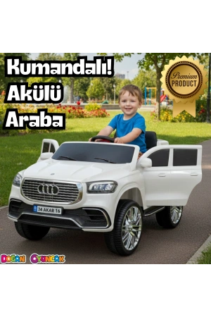 Admire GT Beyaz Uzaktan Kumandalı 4X2 12 Volt Akülü Araba - RC Audi Akülü Araba Audi Akülü Araç