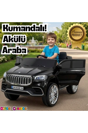 Ata GT Siyah Uzaktan Kumandalı 4X2 12 Volt Akülü Araba - RC Togg Akülü Araba Tog Akülü Araç