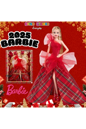 Barbie 2025 Yılbaşı Bebeği - Barbie Yılbaşı Bebek - Barbie Bebek Barbie 2024-2025 Bebeği - Holiday Barbie 2025