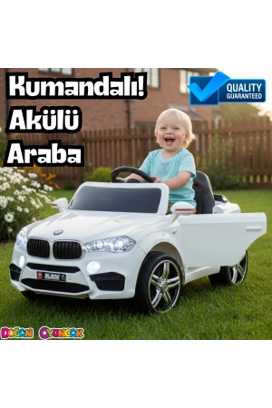 Blade GT Beyaz Uzaktan Kumandalı 4X2 12 Volt Akülü Araba - RC BMW Akülü Araba