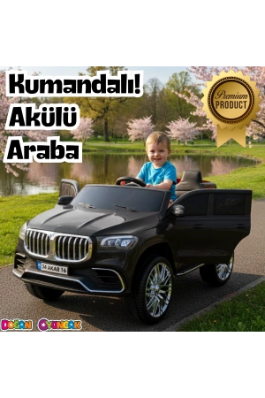 Bold GT Siyah Uzaktan Kumandalı 4X2 12 Volt Akülü Araba - RC BMW Akülü Araba BMW Akülü Araç