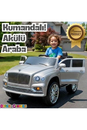 Boss GT Gri Uzaktan Kumandalı 4X2 12 Volt Akülü Araba - RC Maybach Akülü Araba