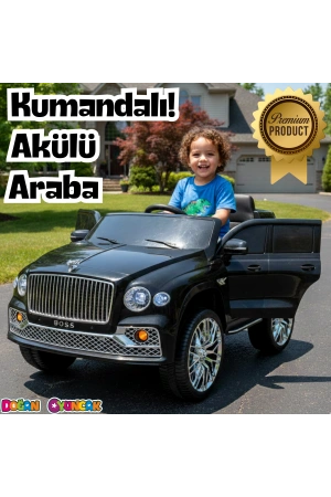 Boss GT Siyah Uzaktan Kumandalı 4X2 12 Volt Akülü Araba - RC Maybach Akülü Araba