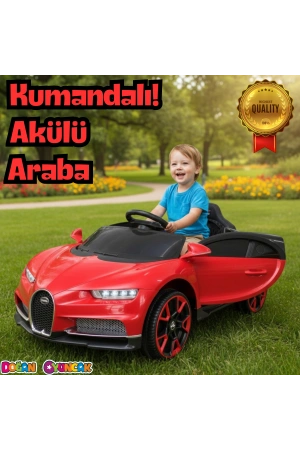 Bravo GT Kırmızı Uzaktan Kumandalı 4X2 12 Volt Akülü Araba - RC Bugatti Akülü Araba