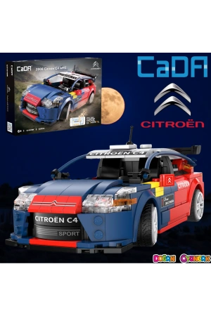CADA Kumandalı CİTROEN C4 WRC Motorlu Araba Lego - Lego Setleri - CADA Mini Lego - Araba CADA Lego RC Araba