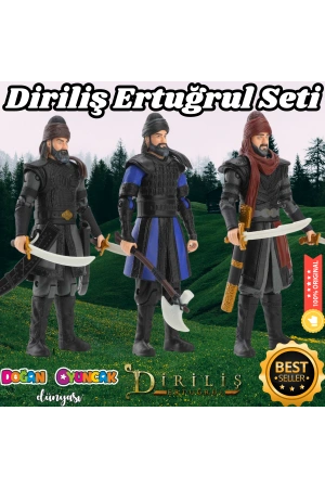 Diriliş Ertuğrul, Turgut ve Bamsı Alp Karakteri - Diriliş Ertuğrul Figürü - Diriliş Ertuğrul Oyuncak - Diriliş Ertuğrul Karakteri
