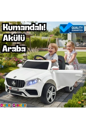 Maestro GT Beyaz Uzaktan Kumandalı 4X2 12 Volt Akülü Araba - RC Mercedes Akülü Araba