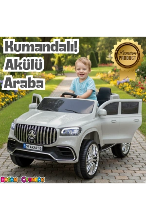 Miracle GT Gri Uzaktan Kumandalı 4X2 12 Volt Akülü Araba - RC Mercedes Akülü Araba