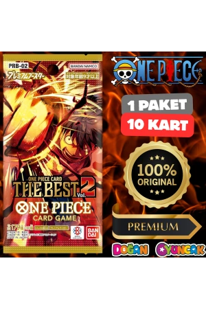 Orijinal One Piece The Best Card Vol 2 PRB-02 - One Piece En İyisi Koleksiyonluk Kart One Piece Premium Kart