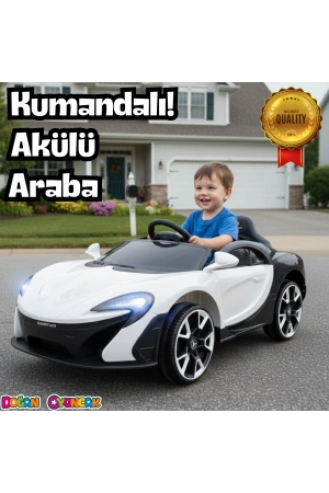 Quantum GT Beyaz Uzaktan Kumandalı 4X2 12 Volt Akülü Araba - RC McLaren Akülü Araba