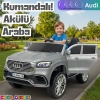 Admire GT Gri Uzaktan Kumandalı 4X2 12 Volt Akülü Araba - RC Audi Akülü Araba Audi Akülü Araç
