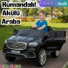 Admire GT Siyah Uzaktan Kumandalı 4X2 12 Volt Akülü Araba - RC Audi Akülü Araba Audi Akülü Araç