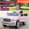 Boss GT Pembe Uzaktan Kumandalı 4X2 12 Volt Akülü Araba - RC Maybach Akülü Araba