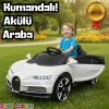 Bravo GT Beyaz Uzaktan Kumandalı 4X2 12 Volt Akülü Araba - RC Bugatti Akülü Araba