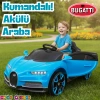 Bravo GT Mavi Uzaktan Kumandalı 4X2 12 Volt Akülü Araba - RC Bugatti Akülü Araba