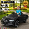 Bravo GT Siyah Uzaktan Kumandalı 4X2 12 Volt Akülü Araba - RC Bugatti Akülü Araba