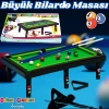 Büyük Bilardo Masası - Bilardo Maçı - Bilardo Oyuncak - 8 Ball Oyunu - Büyük Bilardo Seti - Bilardo Oyuncağı
