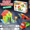Flexy Tangles Blok Oyunu 129 Parça - Oyuncak Lego Seti - Birbirine Geçmeli STEM Lego Seti - Eğitici Oyuncak