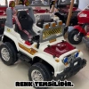 Işıklı Mega Akülü Araba Mavi - 12 Volt Tek Kişilik Akülü Araba Akülü JEEP - Mega Off Road Turbo Jeep