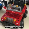 Çift Kişilik Mega Akülü Araba Kırmızı - 12 Volt İki Kişilik Akülü Araba Akülü JEEP - Mega Off Road Turbo Jeep