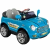 Kumandalı Mini Cooper Akülü Araba Mavi - Kumandalı 12 Volt Tek Kişilik Akülü Araba Akülü JEEP - Turbo Coupe Akülü Araba