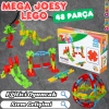 Mega Joesy Eğitici Blok Oyunu 48 Parça - Oyuncak Lego Seti - Birbirine Geçmeli STEM Lego Seti - Eğitici Oyuncak