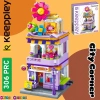 Mikro Blok Parfüm Dükkanı 306 Parça - Lego Setleri - Keeppley Mini Lego - Dükkan Lego - Keeppley Lego - Mikro Bloklar