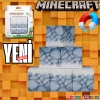 Minecraft Karlı Taş Desenli Blok Manyetik Lego Minecraft Manyetik Lego Minecraft Lego Megacraft Lego Seti Megnetic Blocks