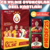 Mythos Cards Galatasaray Yıldız Oyuncular Özel Karları - GS Oyuncu Kartları - Futbolcu Kartları - Galatasaray #Hedef25