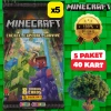 Orijinal Minecraft Treadin Card (5 Paket) - Minecraft Oyun Kartları - Minecraft Koleksiyonluk Kartı Minecraft Kart