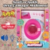 Orta Pilli Neşeli Çamaşır Makinesi - Pilli Oyuncak Çamaşır Makinesi - Çamaşır Makinesi Oyuncak - Işıklı Sesli Makine