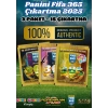 Panini FIFA 365 2025 Sticker 3 Paket - Futbolcu Çıkartmaları - Trading Futbolcu Oyuncu Kartı Panini Stickers