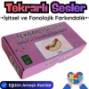 Tekrarlı Sesler - İşitsel ve Fonolojik Farkındalık - Ses Kartları Konuşma Etkinliği Otizim Kartları