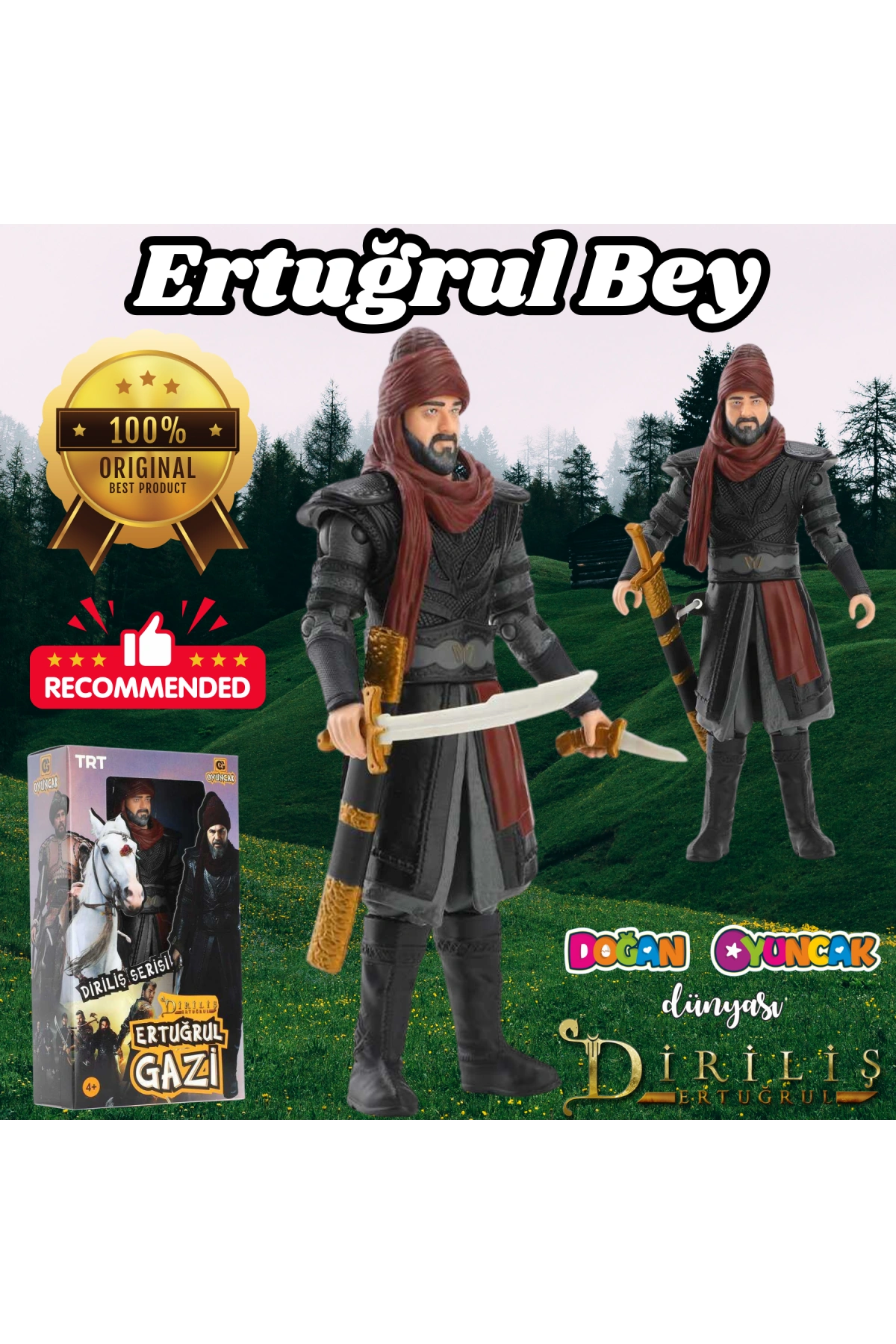 Diriliş Ertuğrul Bey Karakteri - Diriliş Ertuğrul Bey Figürü - Diriliş Ertuğrul Oyuncak - Diriliş Ertuğrul Karakteri