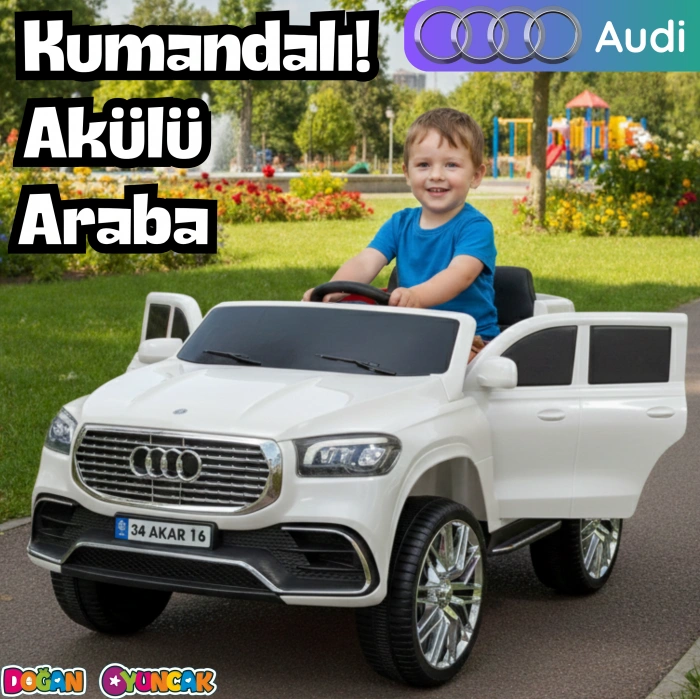 Admire GT Beyaz Uzaktan Kumandalı 4X2 12 Volt Akülü Araba - RC Audi Akülü Araba Audi Akülü Araç