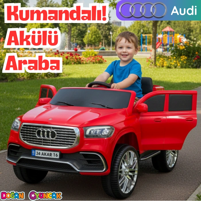 Admire GT Kırmızı Uzaktan Kumandalı 4X2 12 Volt Akülü Araba - RC Audi Akülü Araba Audi Akülü Araç