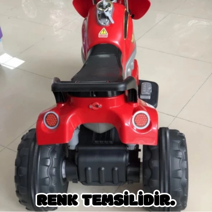 Amortisörlü Akülü Turbo GoWay Motosiklet Siyah - Aliş GoWay Motorsiklet 12 Volt Akülü Motor - Aliş Go Way Motor