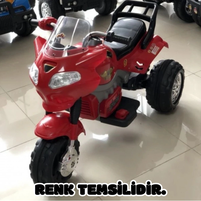 Amortisörlü Akülü Turbo GoWay Motosiklet Siyah - Aliş GoWay Motorsiklet 12 Volt Akülü Motor - Aliş Go Way Motor