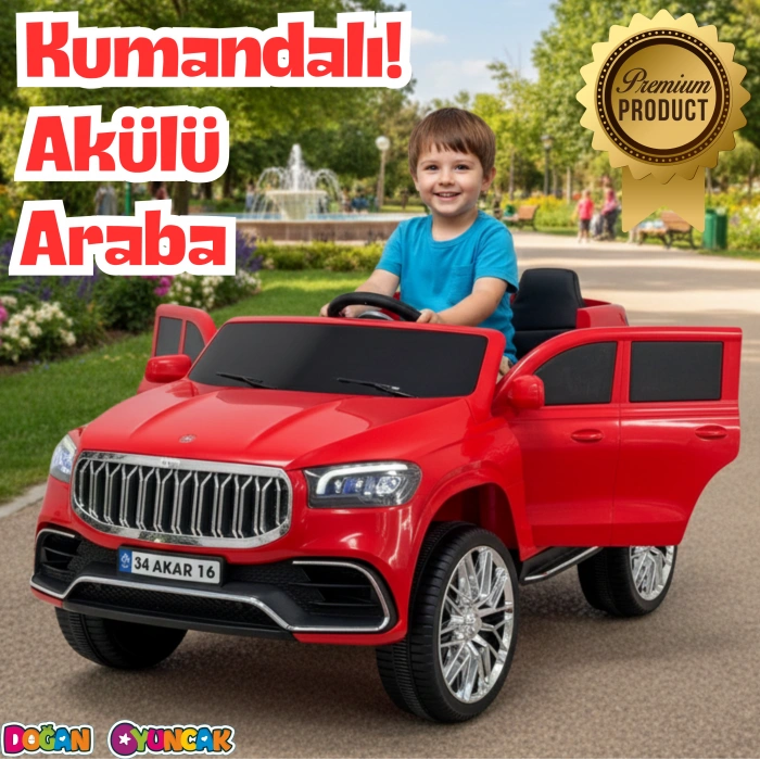 Ata GT Kırmızı Uzaktan Kumandalı 4X2 12 Volt Akülü Araba - RC Togg Akülü Araba Tog Akülü Araç