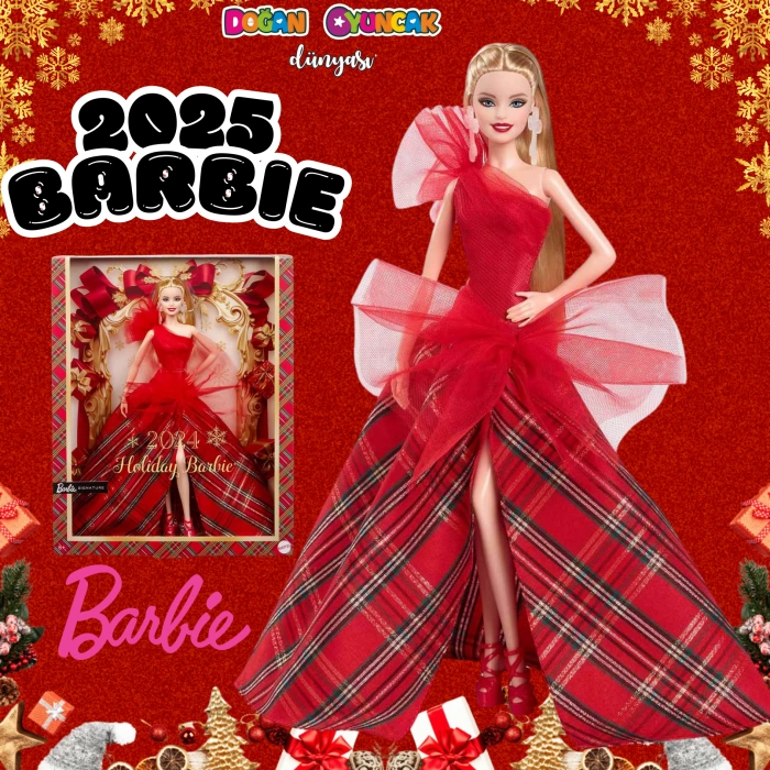 Barbie 2025 Yılbaşı Bebeği - Barbie Yılbaşı Bebek - Barbie Bebek Barbie 2024-2025 Bebeği - Holiday Barbie 2025