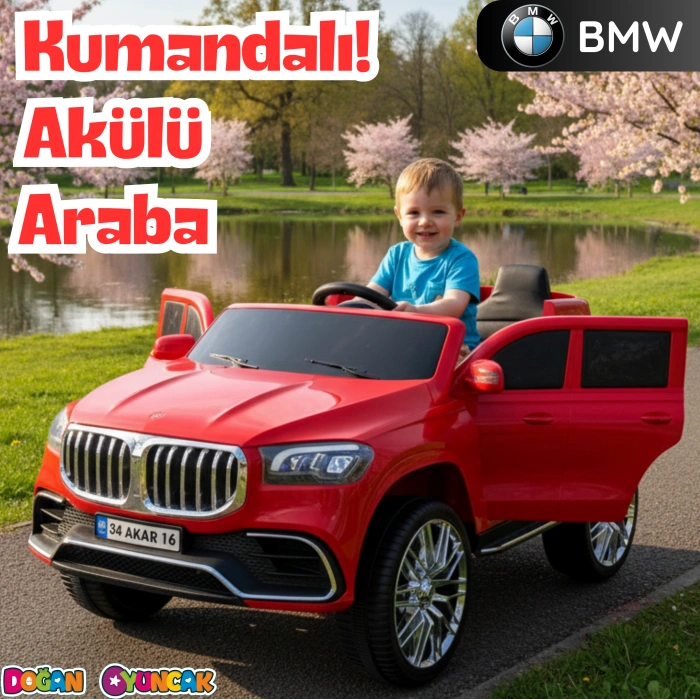Bold GT Kırmızı Uzaktan Kumandalı 4X2 12 Volt Akülü Araba - RC BMW Akülü Araba BMW Akülü Araç