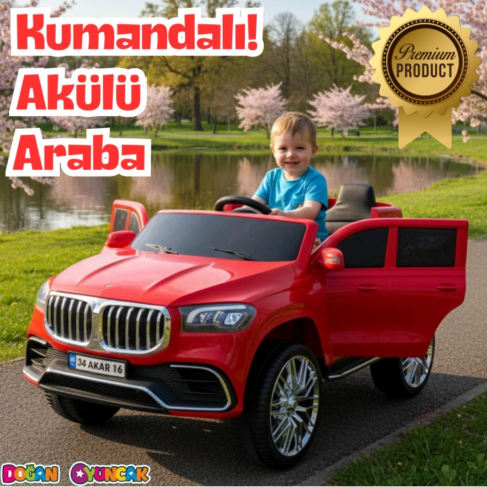 Bold GT Kırmızı Uzaktan Kumandalı 4X2 12 Volt Akülü Araba - RC BMW Akülü Araba BMW Akülü Araç