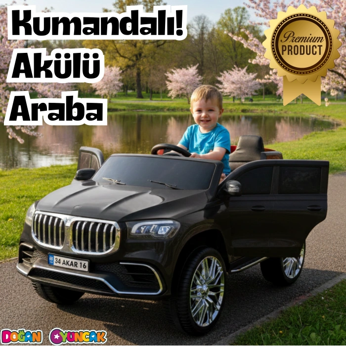 Bold GT Siyah Uzaktan Kumandalı 4X2 12 Volt Akülü Araba - RC BMW Akülü Araba BMW Akülü Araç