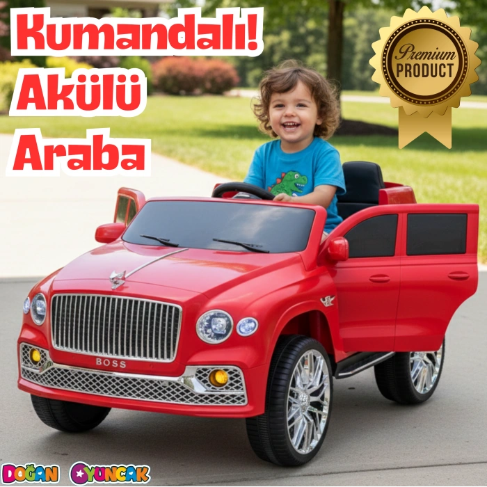 Boss GT Kırmızı Uzaktan Kumandalı 4X2 12 Volt Akülü Araba - RC Maybach Akülü Araba